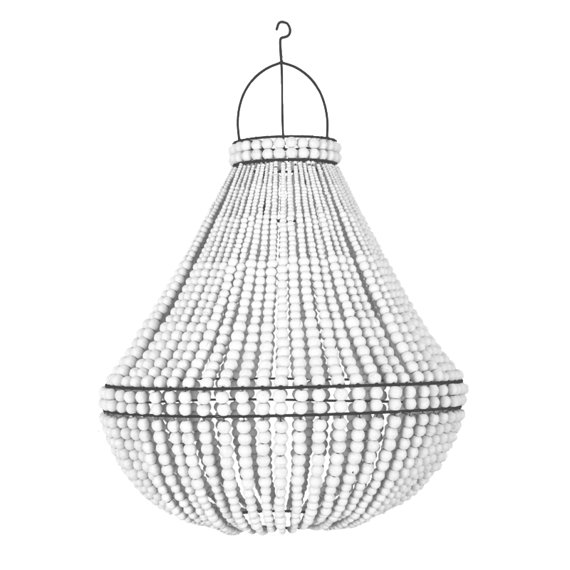 BOULE chandelier &#8211; chalk (1)